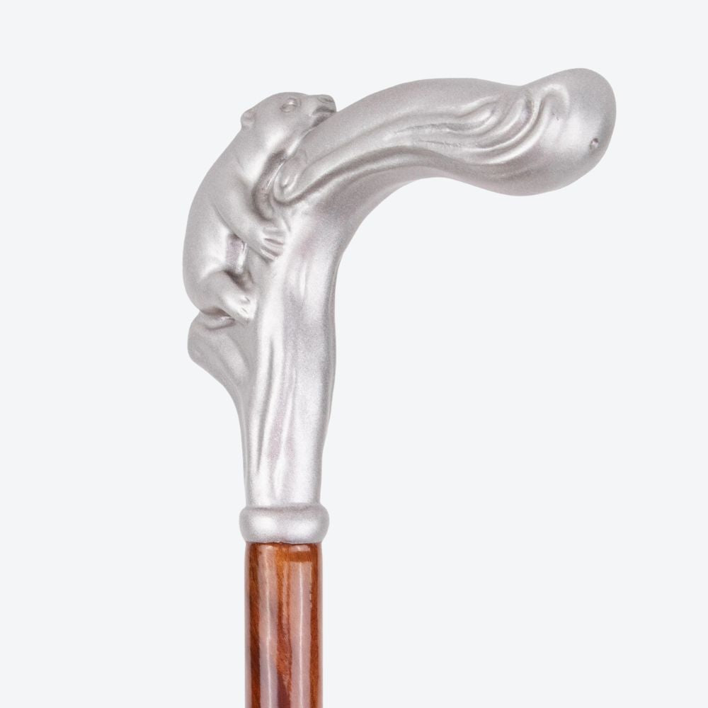 Panda Bear Bamboo Wooden Walking Stick - Bastoni