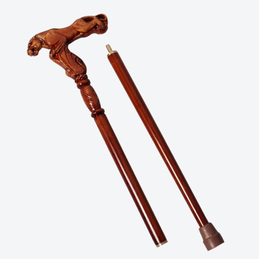 Bastoni Pantera Style German Beech Wood Walking Stick