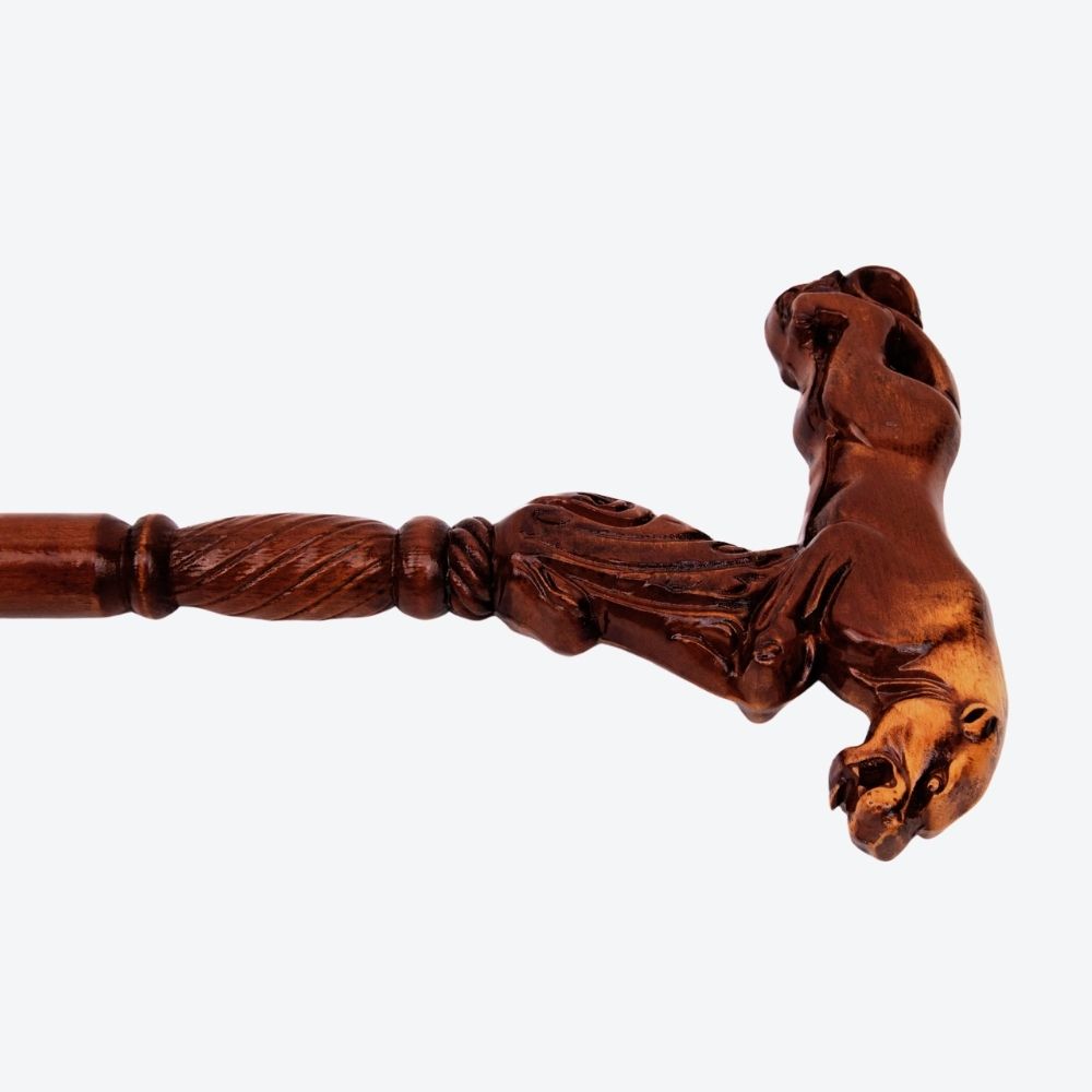 Bastoni Pantera Style German Beech Wood Walking Stick