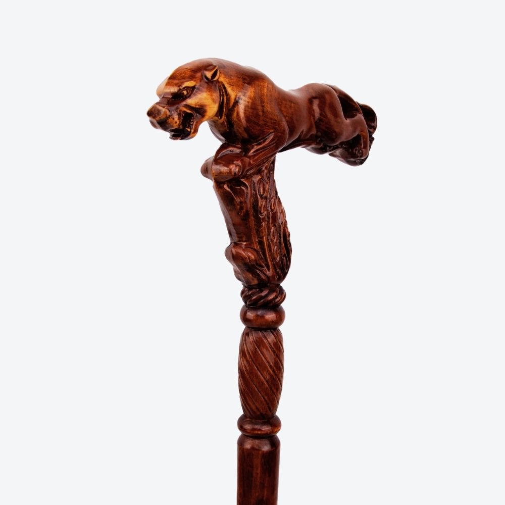 Bastoni Pantera Style German Beech Wood Walking Stick