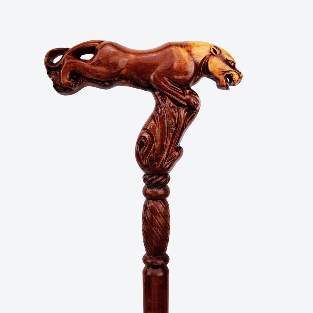 Bastoni Pantera Style German Beech Wood Walking Stick