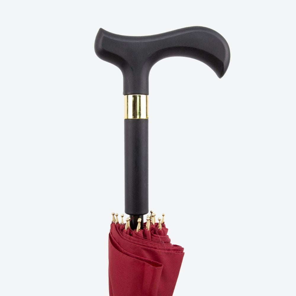 Bastoni Red Windproof Umbrella Cane