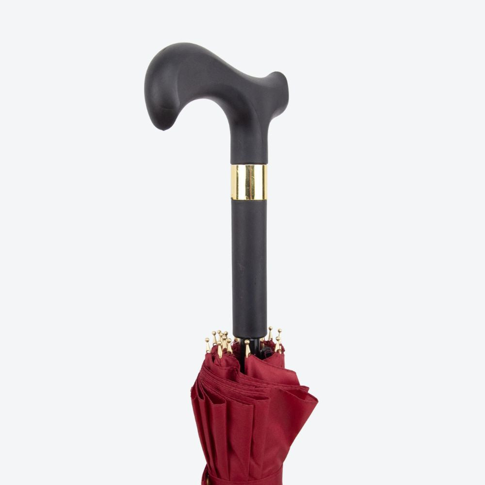Bastoni Red Windproof Umbrella Cane