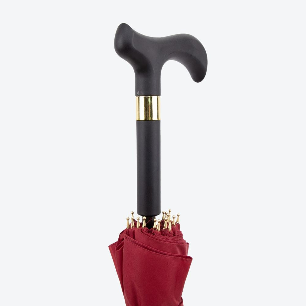 Bastoni Red Windproof Umbrella Cane