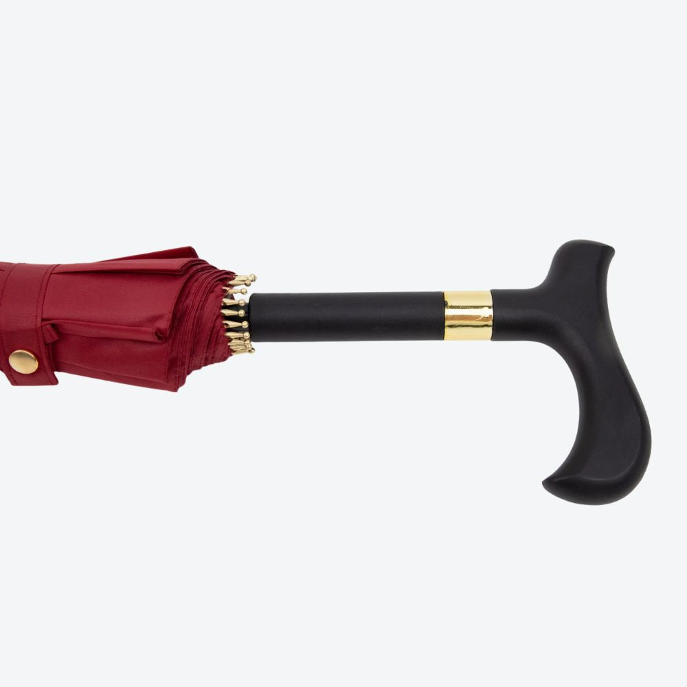 Bastoni Red Windproof Umbrella Cane