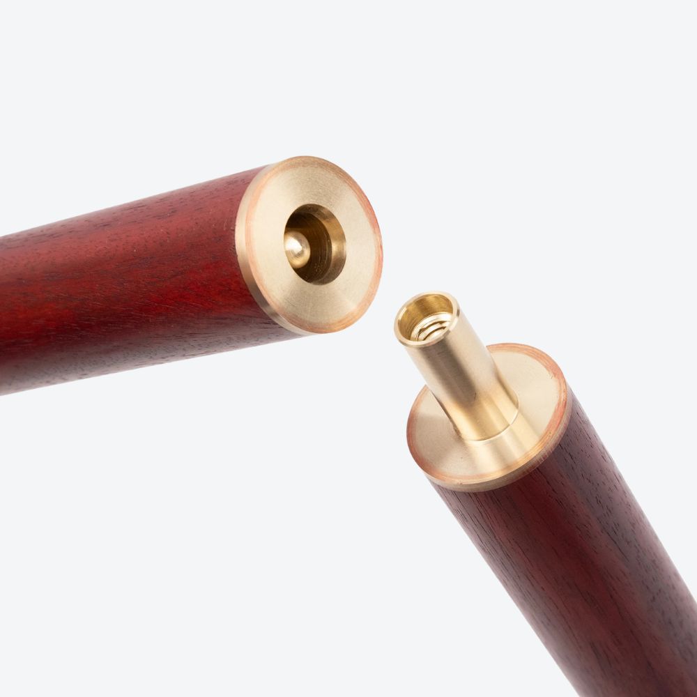 Reddish Wooden Cane with Bastoni Handle