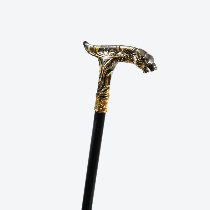 Royal Tiger Premium Classic Cane Black and Golden-Bastoni UK