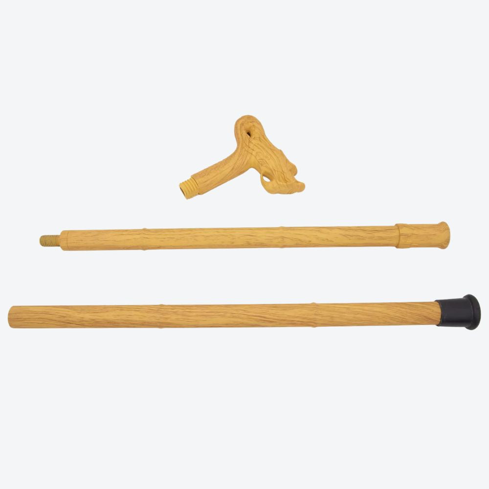 Sculpted Oriental Dragon Wooden Classic Cane-Bastoni UK