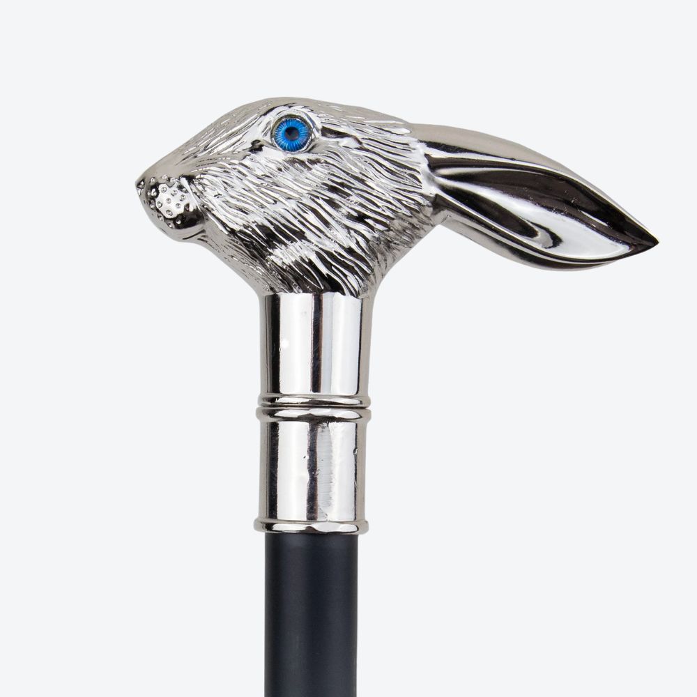 Bastoni Silver Eared Rabbit Metallic Cane