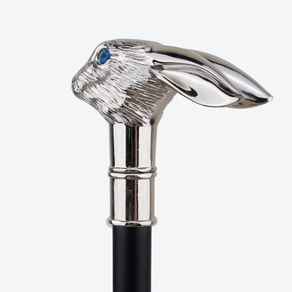 Bastoni Silver Eared Rabbit Metallic Cane