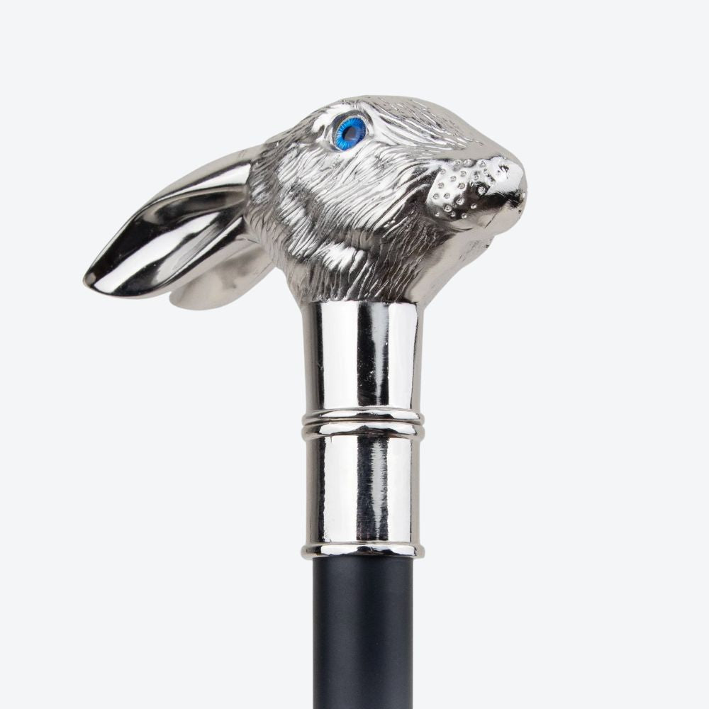 Bastoni Silver Eared Rabbit Metallic Cane