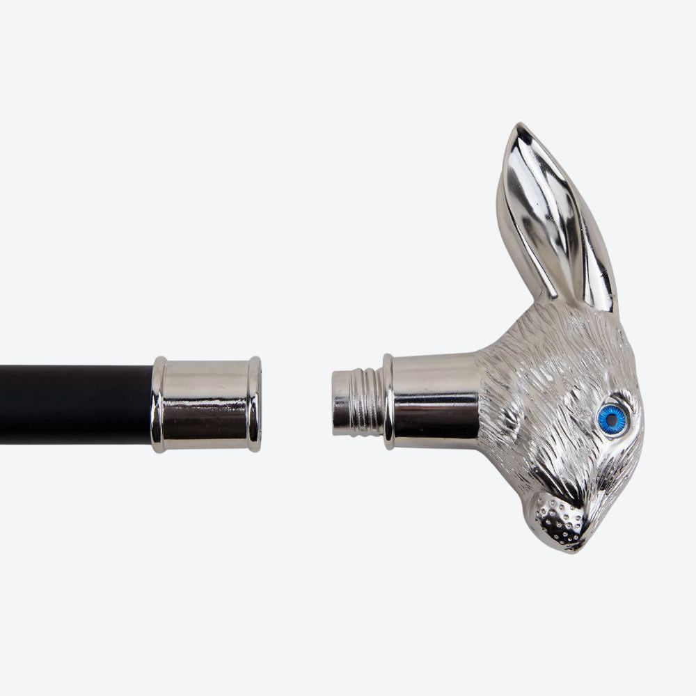 Bastoni Silver Eared Rabbit Metallic Cane