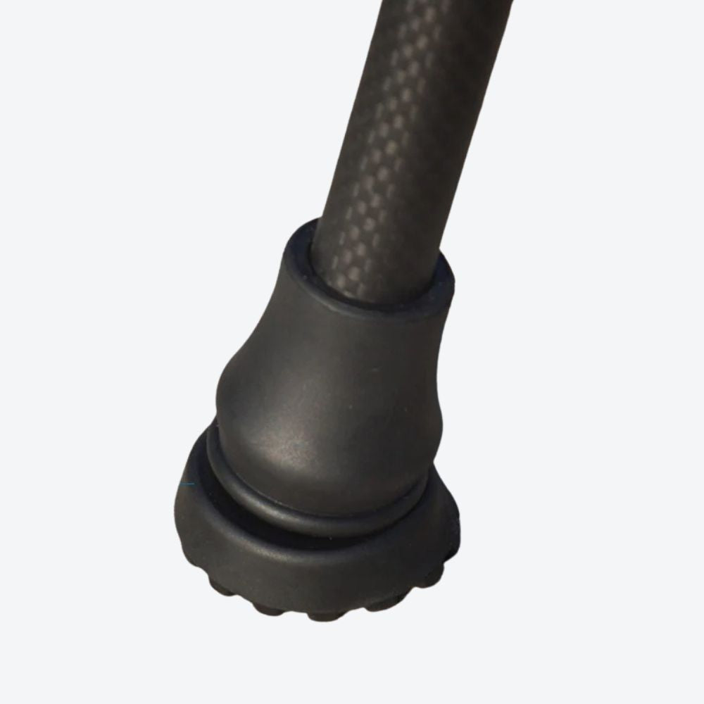 Black Oriental Style Carbon Fiber Walking Stick Lisa Bastoni