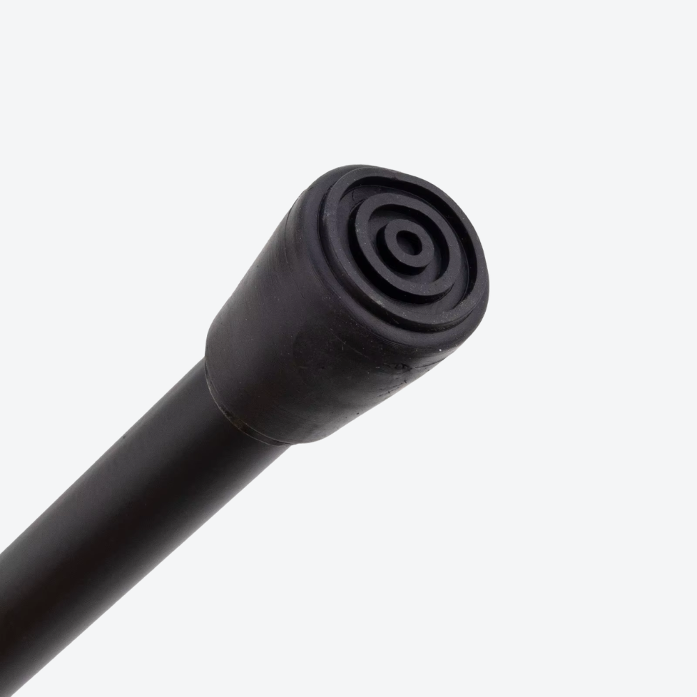 Spiral Shaped Metal Cane Black-Bastoni UK