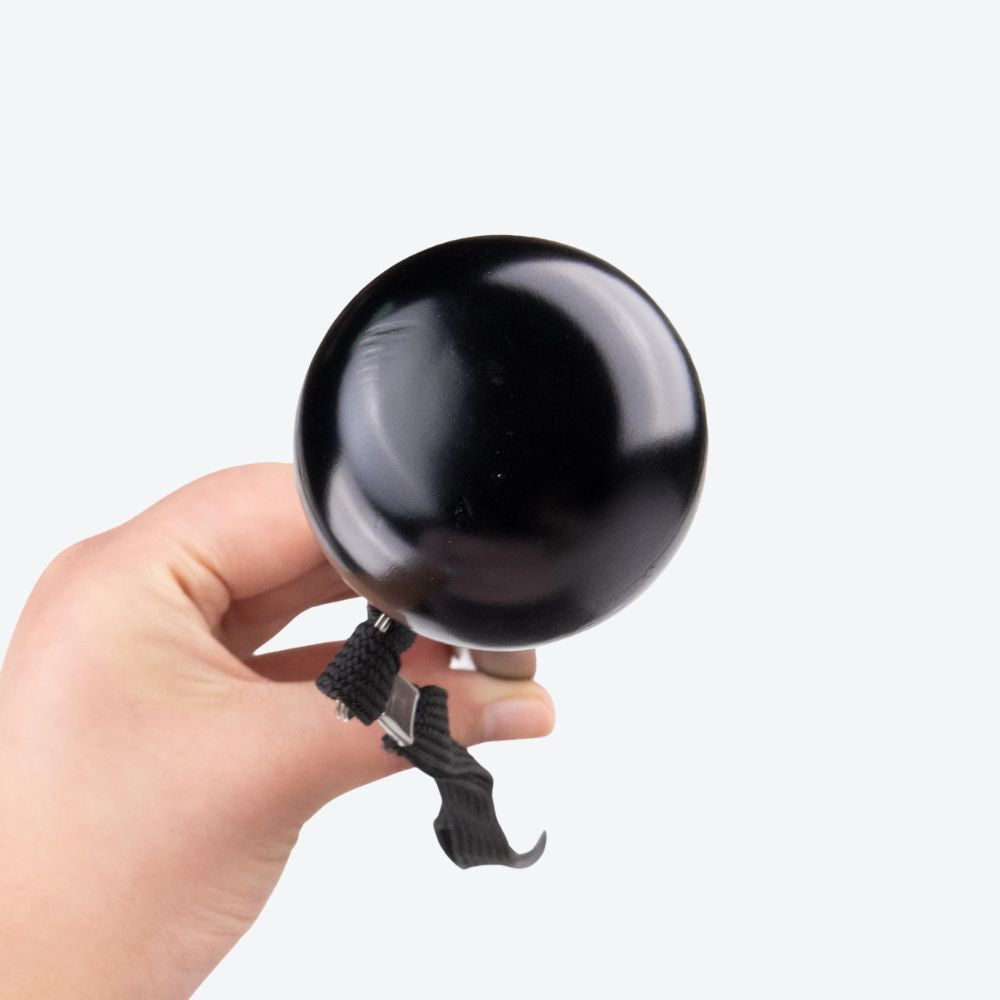 Traditional Black Round Wooden Cane Bastoni