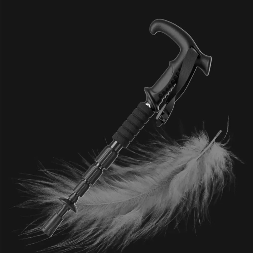 Bastoni Ultra Light Sports Walking and Trail Cane in Black