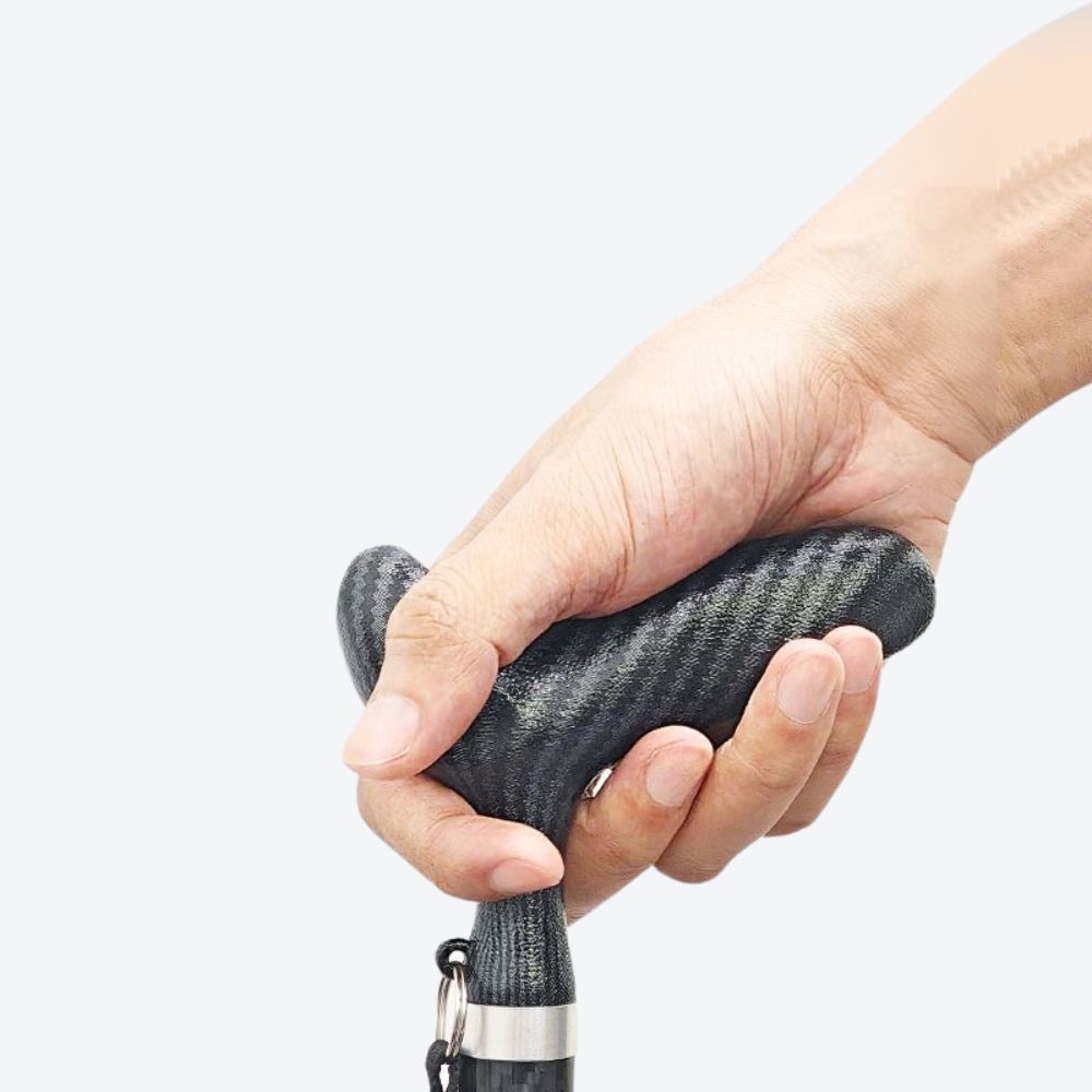 Bastoni Ergonomic Ultralight and Adjustable Carbon Fiber Cane