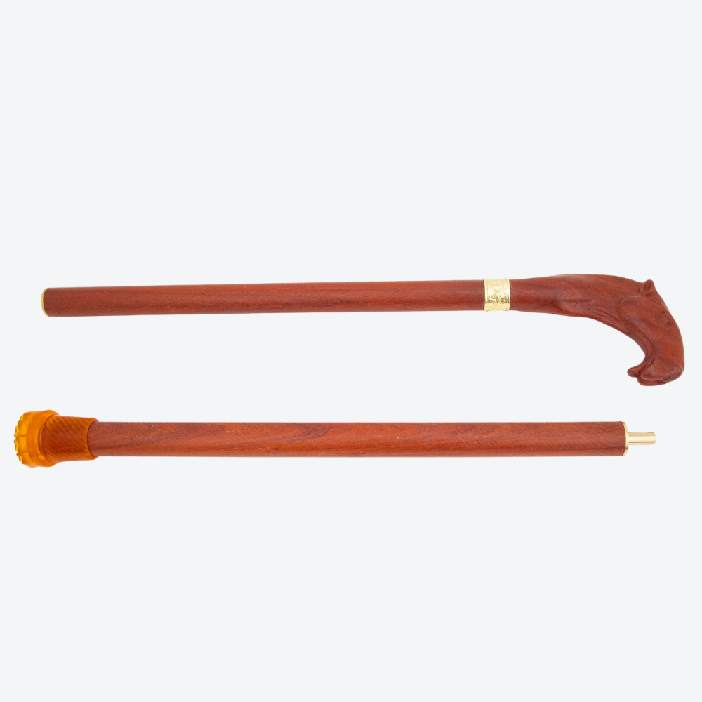 Vintage Desert Camel Wood Walking Stick-Bastoni UK