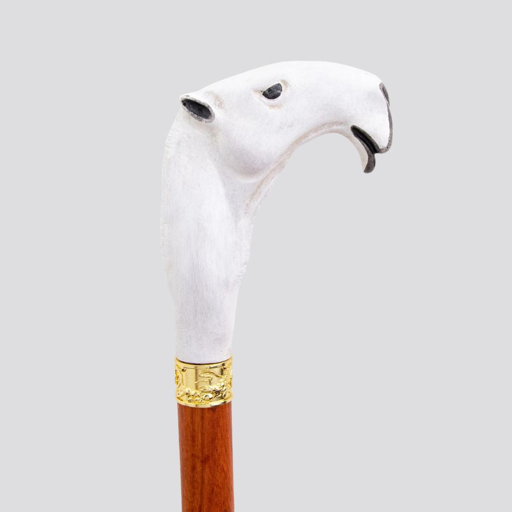 Vintage Desert Camel Wooden Walking Stick White-Bastoni UK