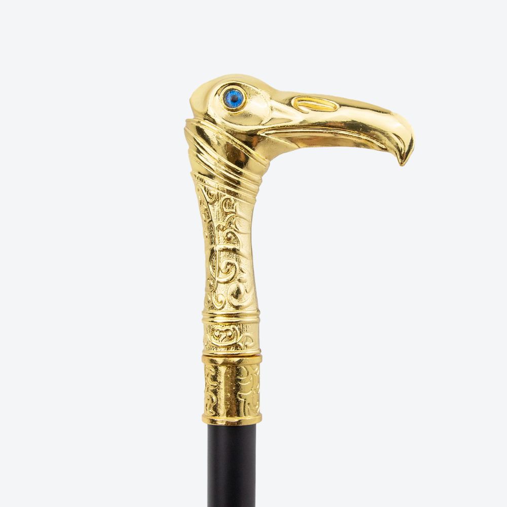 Bastoni Vintage Luxury Golden Heron Walking Stick