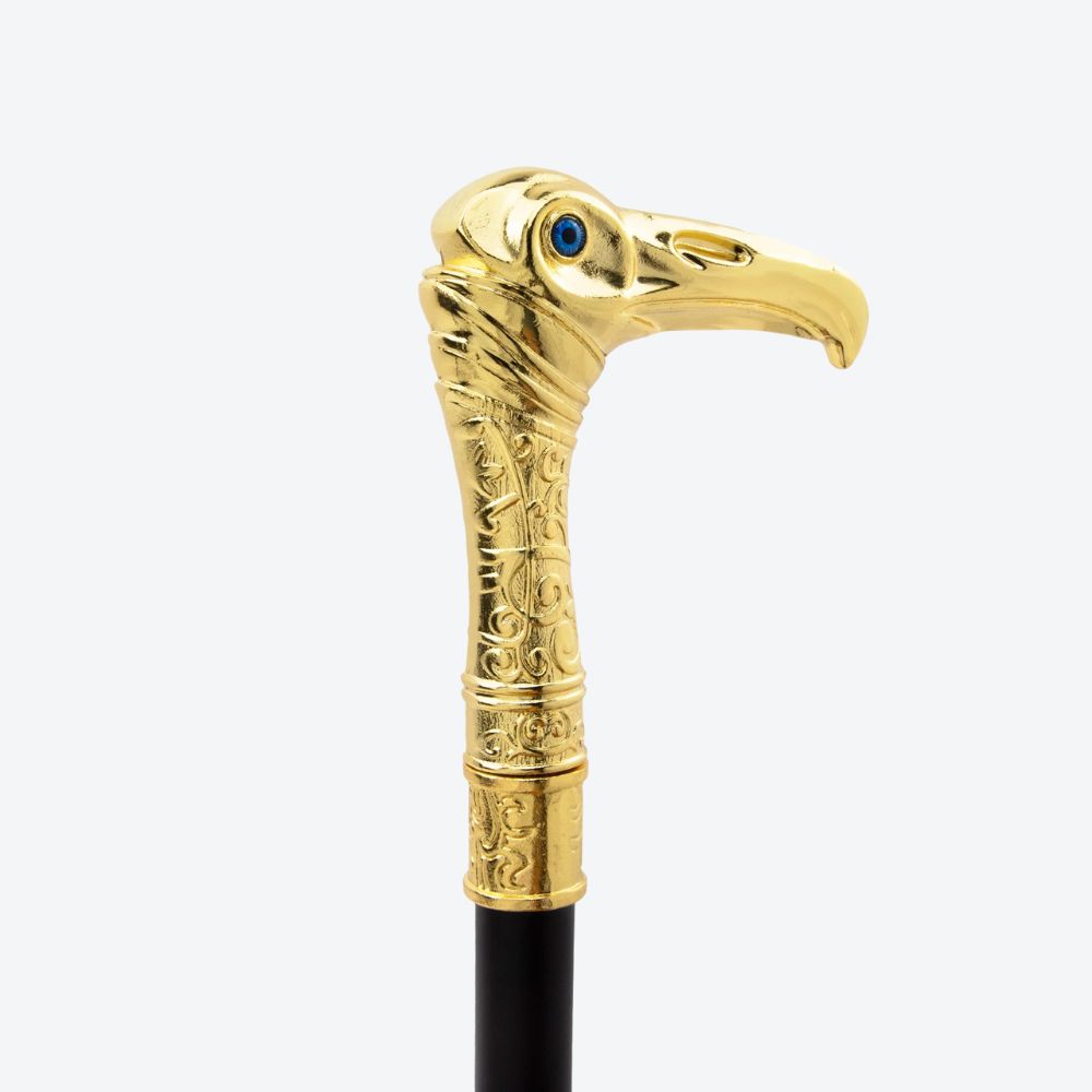 Bastoni Vintage Luxury Golden Heron Walking Stick
