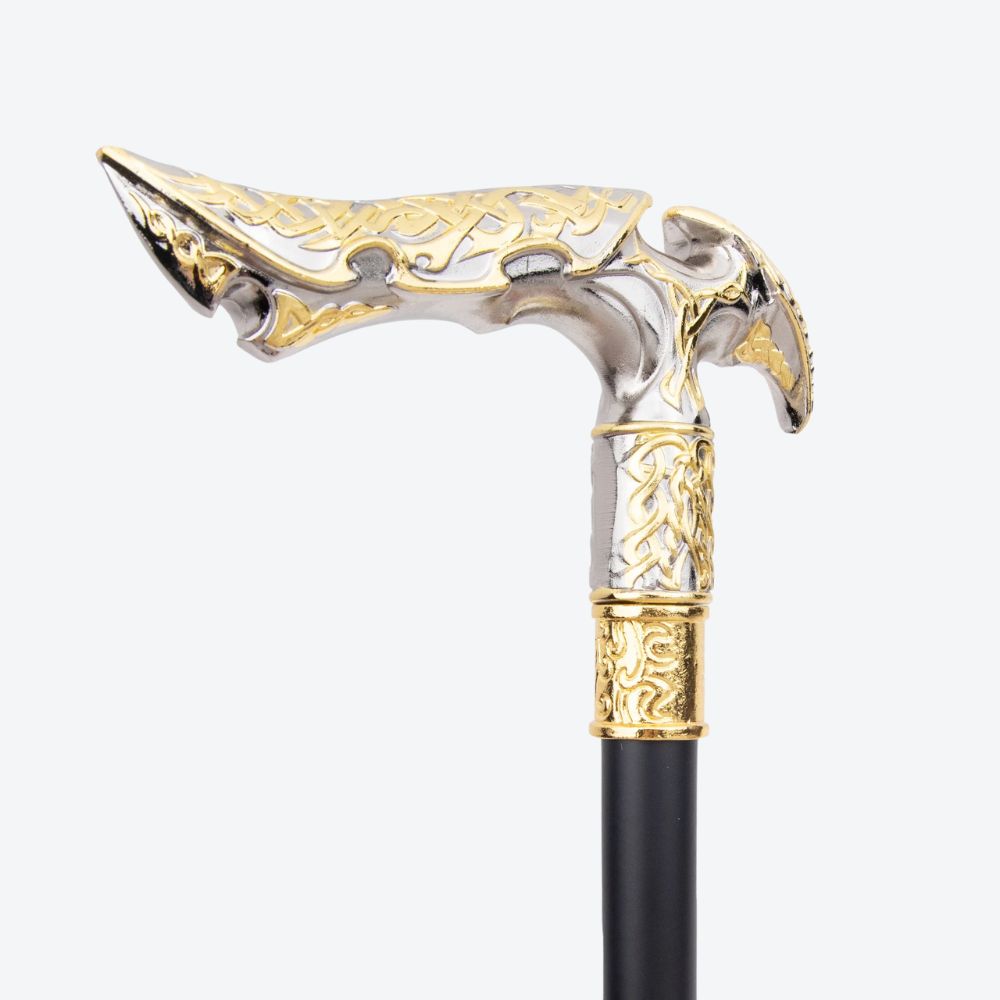 Bastoni Vintage Nordic Aluminum Cane Silver/Gold