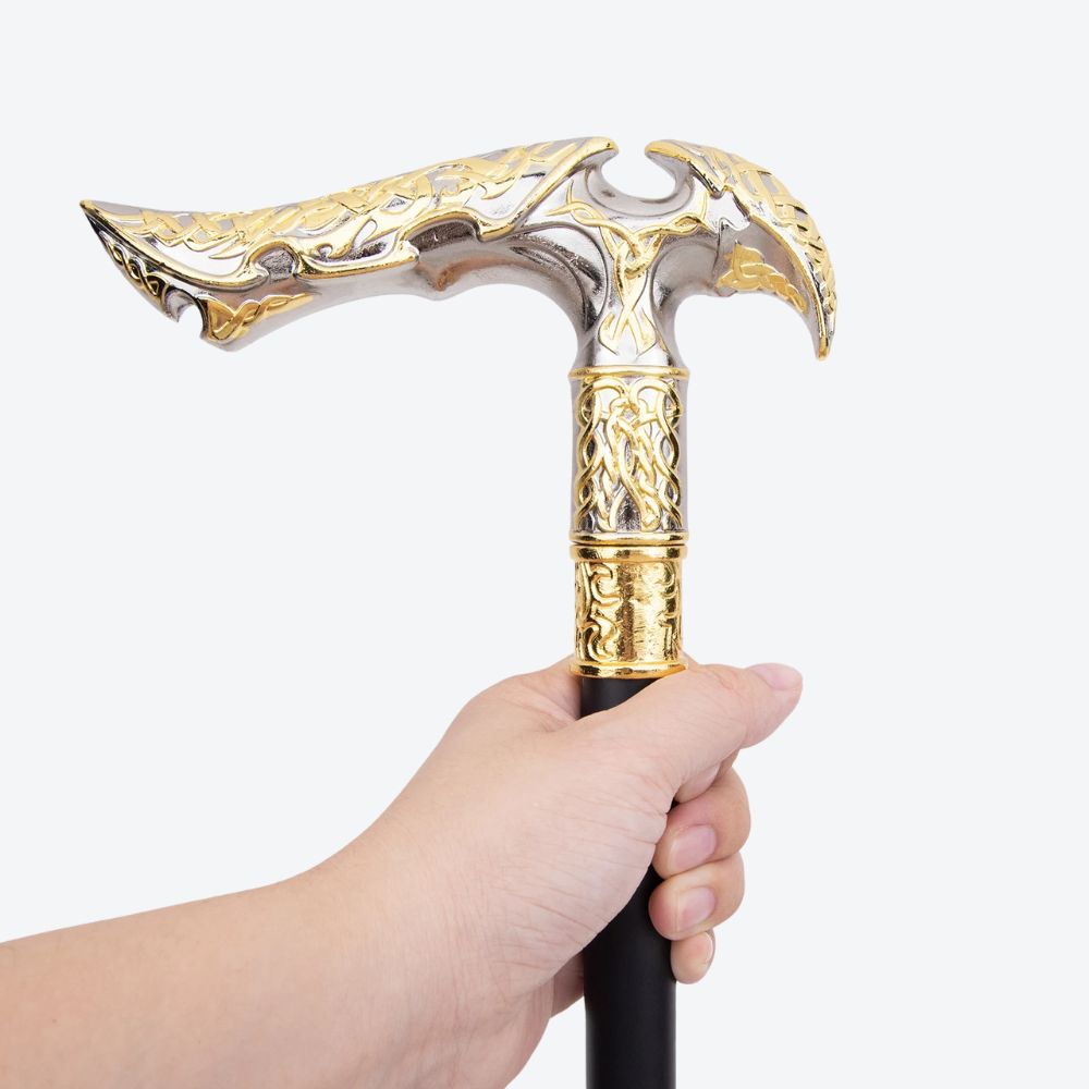 Bastoni Vintage Nordic Aluminum Cane Silver/Gold