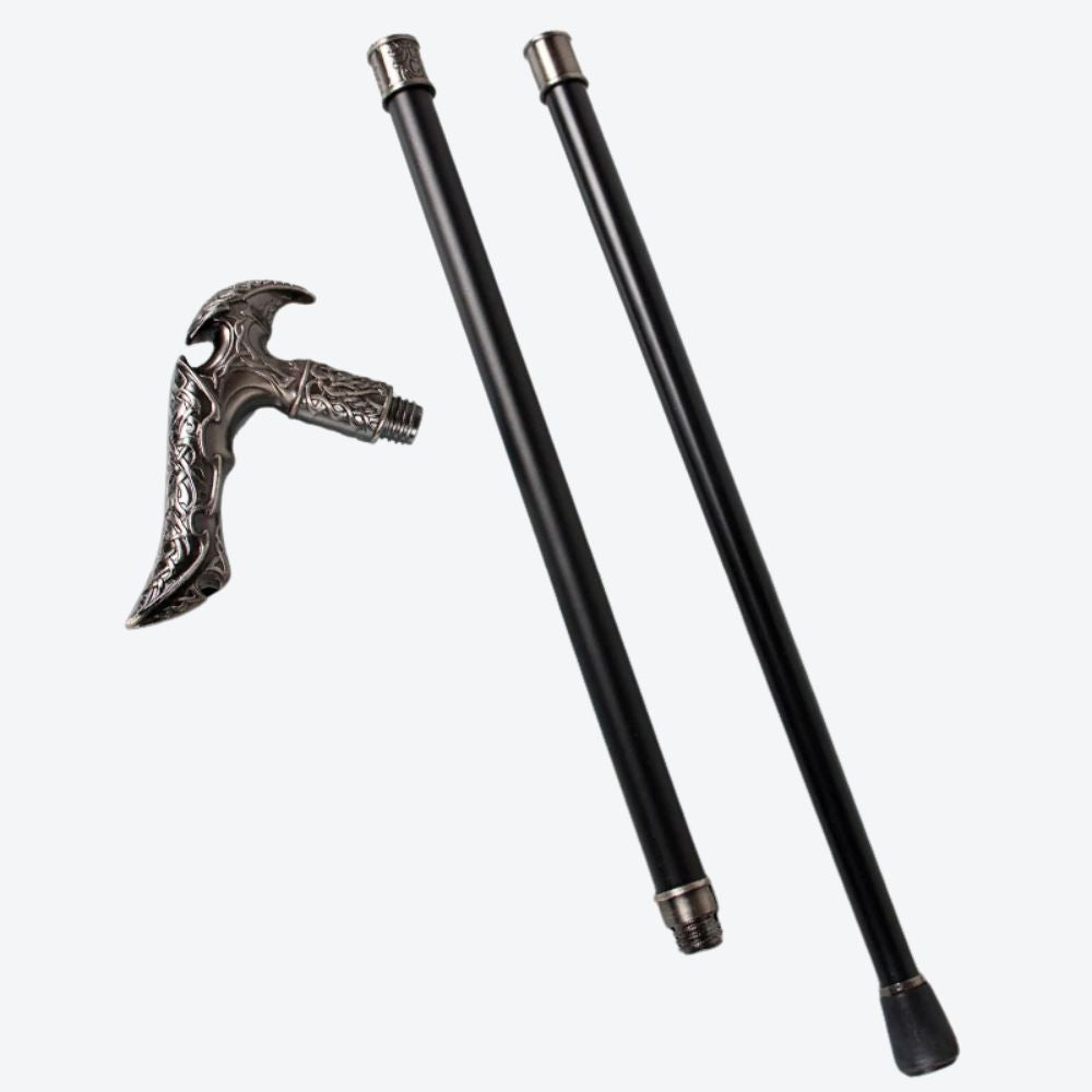 Vintage Nordic Cane Made of Aluminum Bastoni