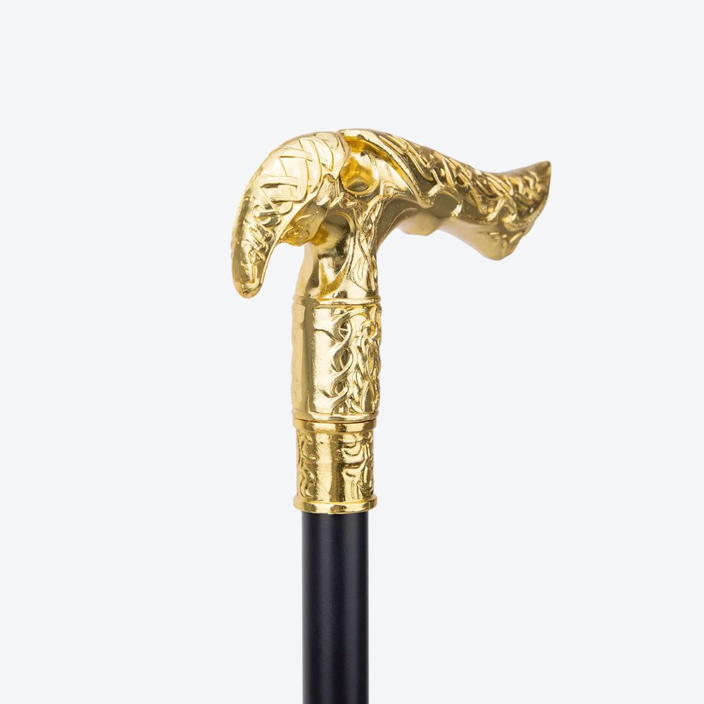 Bastoni Vintage Nordic Cane in Golden Aluminum