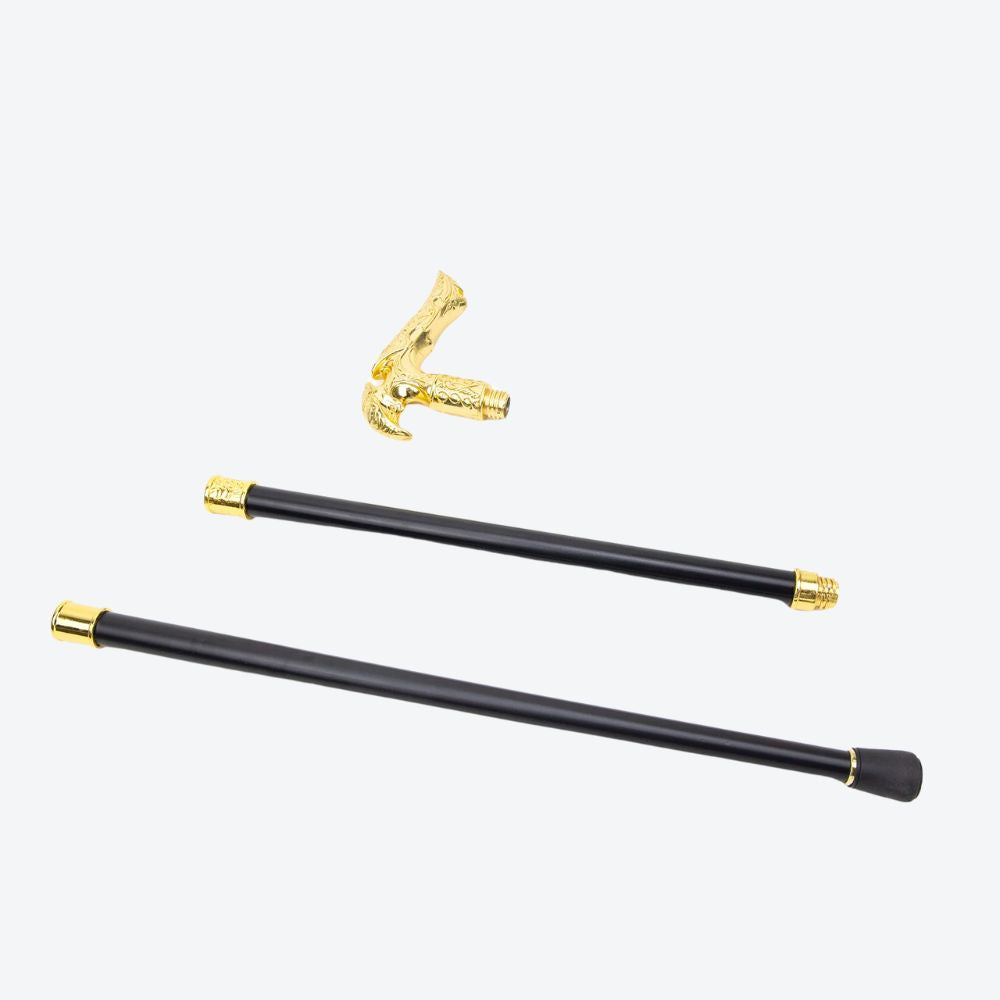 Bastoni Vintage Nordic Cane in Golden Aluminum