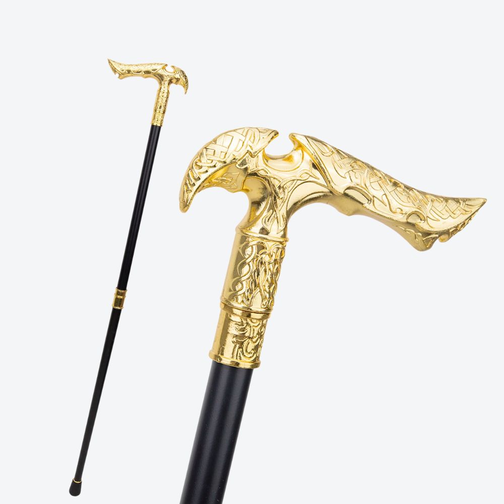 Bastoni Vintage Nordic Cane in Golden Aluminum