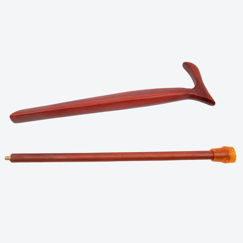 Vintage Red Oak Walking Stick - Bastoni