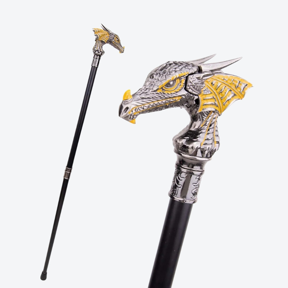 Vintage Royal Dragon Walking Stick - Bastoni