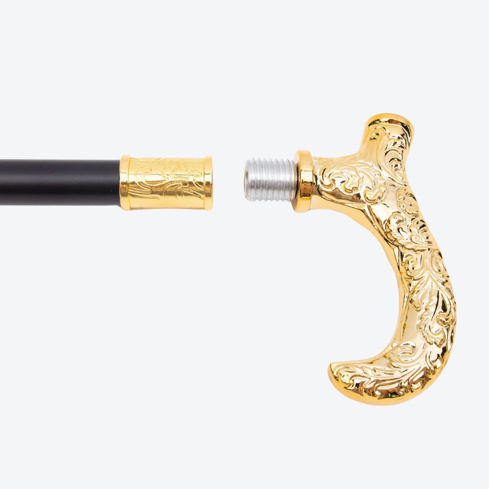 Bastoni Golden Flower Pattern Cane