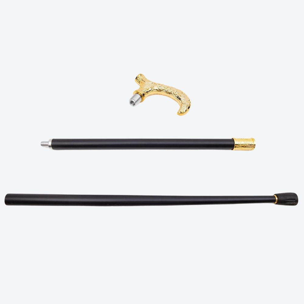 Bastoni Golden Flower Pattern Cane