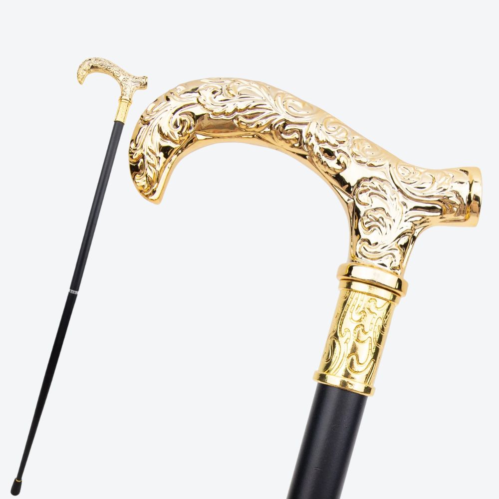 Bastoni Golden Flower Pattern Cane