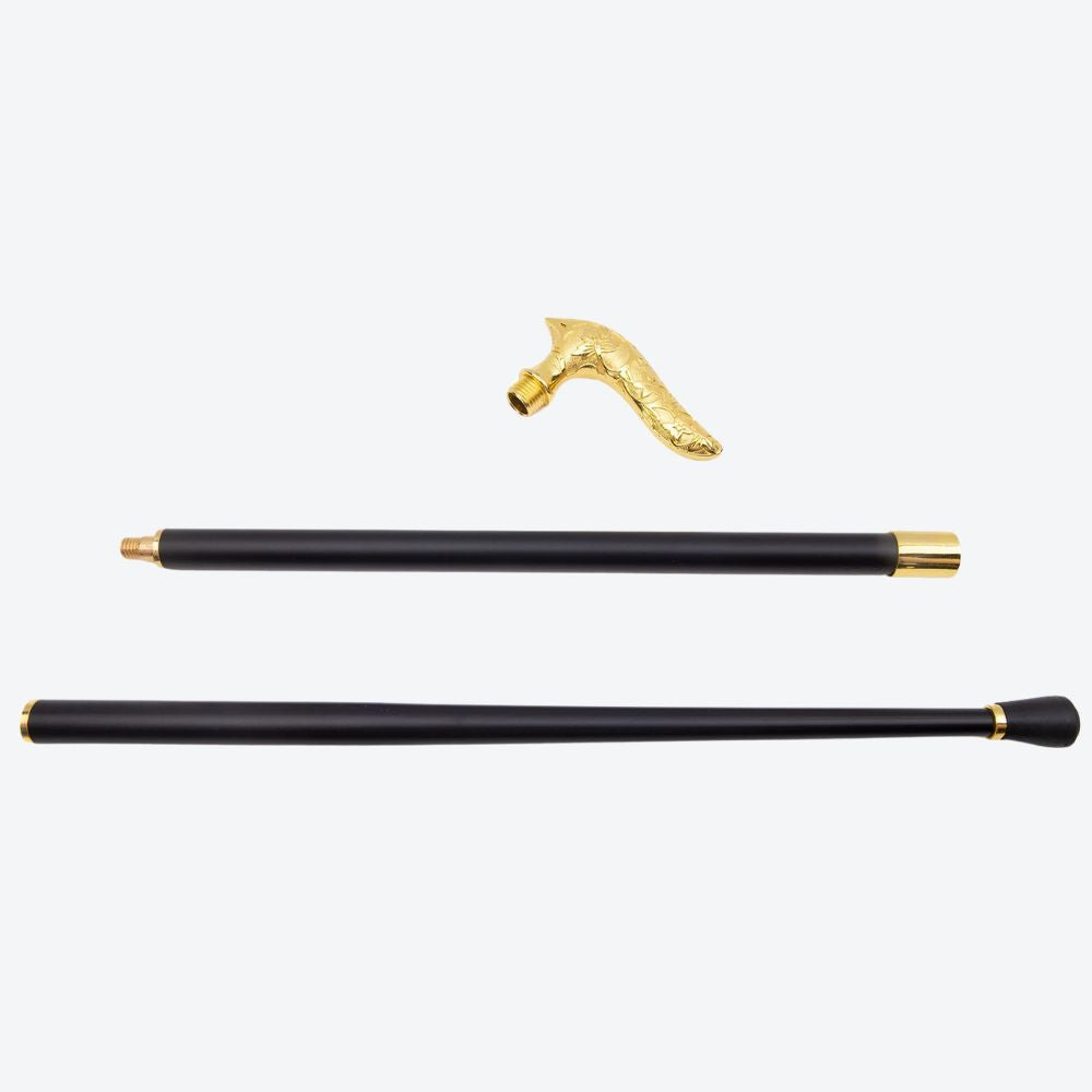 Bastoni Golden Flower Embossed Walking Stick