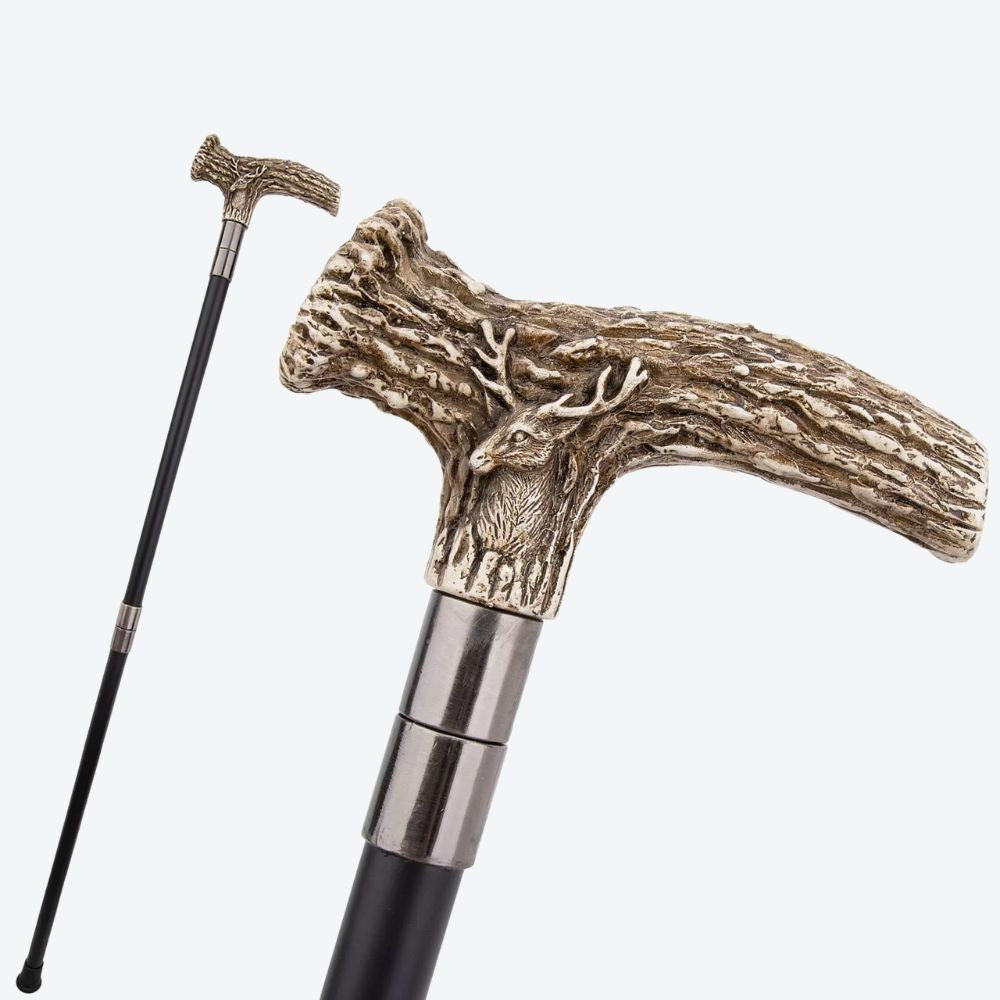 Wild Deer Metal Cane-Bastoni UK