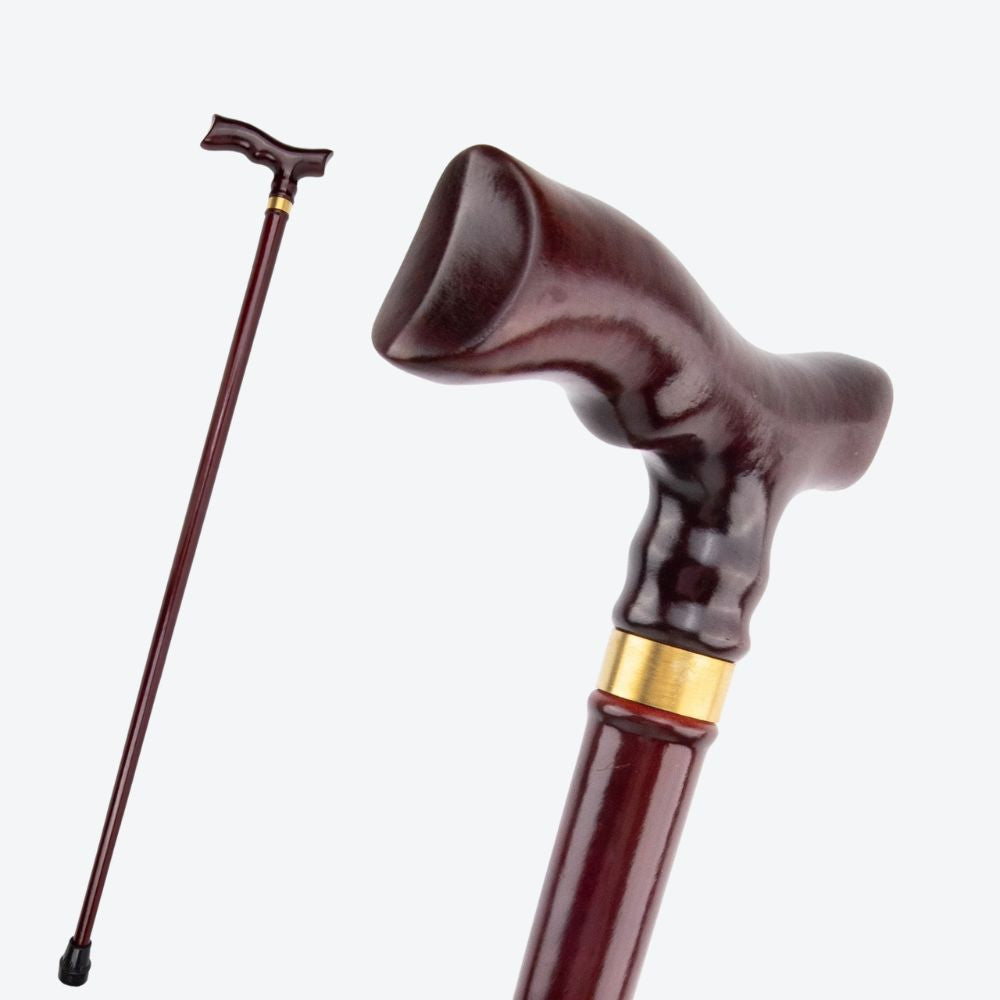 Bastoni Wine Fish Tail Wooden Cane
