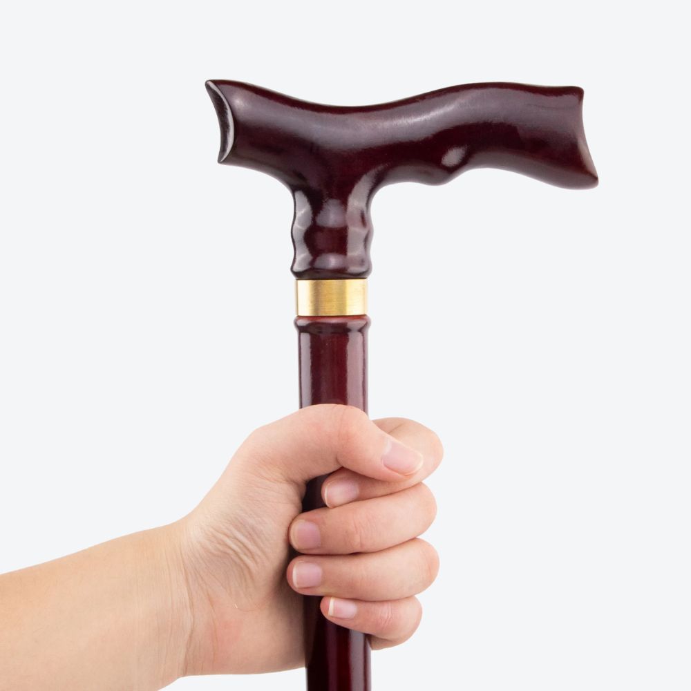Bastoni Wine Fish Tail Wooden Cane