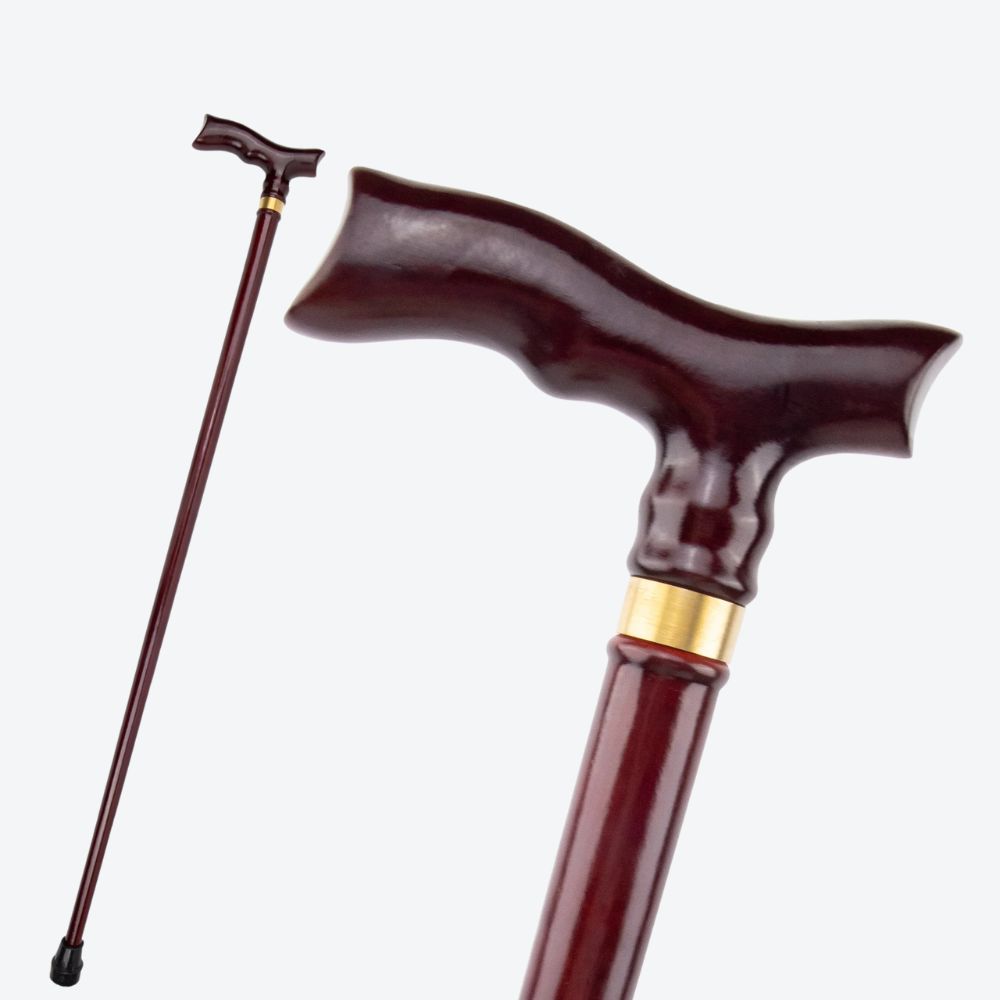Bastoni Wine Fish Tail Wooden Cane