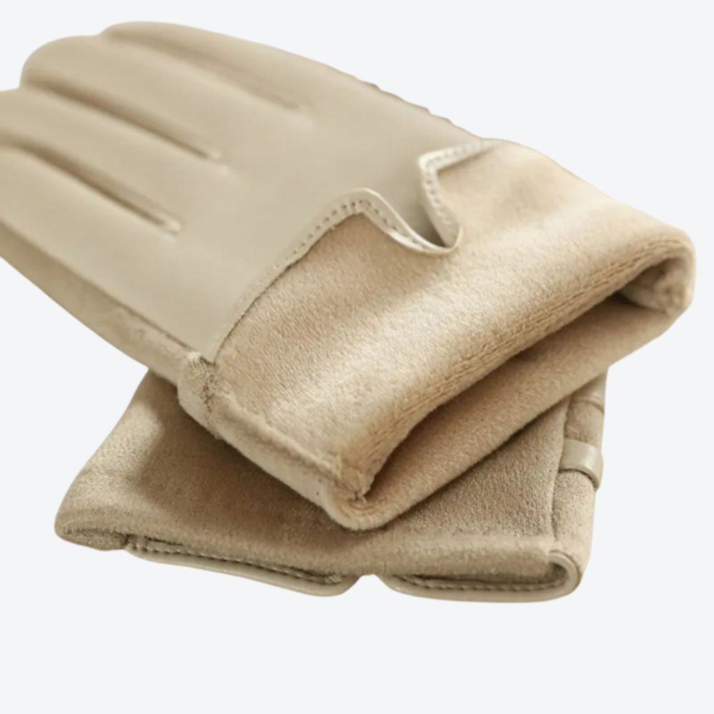 Elegant and Flexible White Polyester Women's Glove - Bastoni