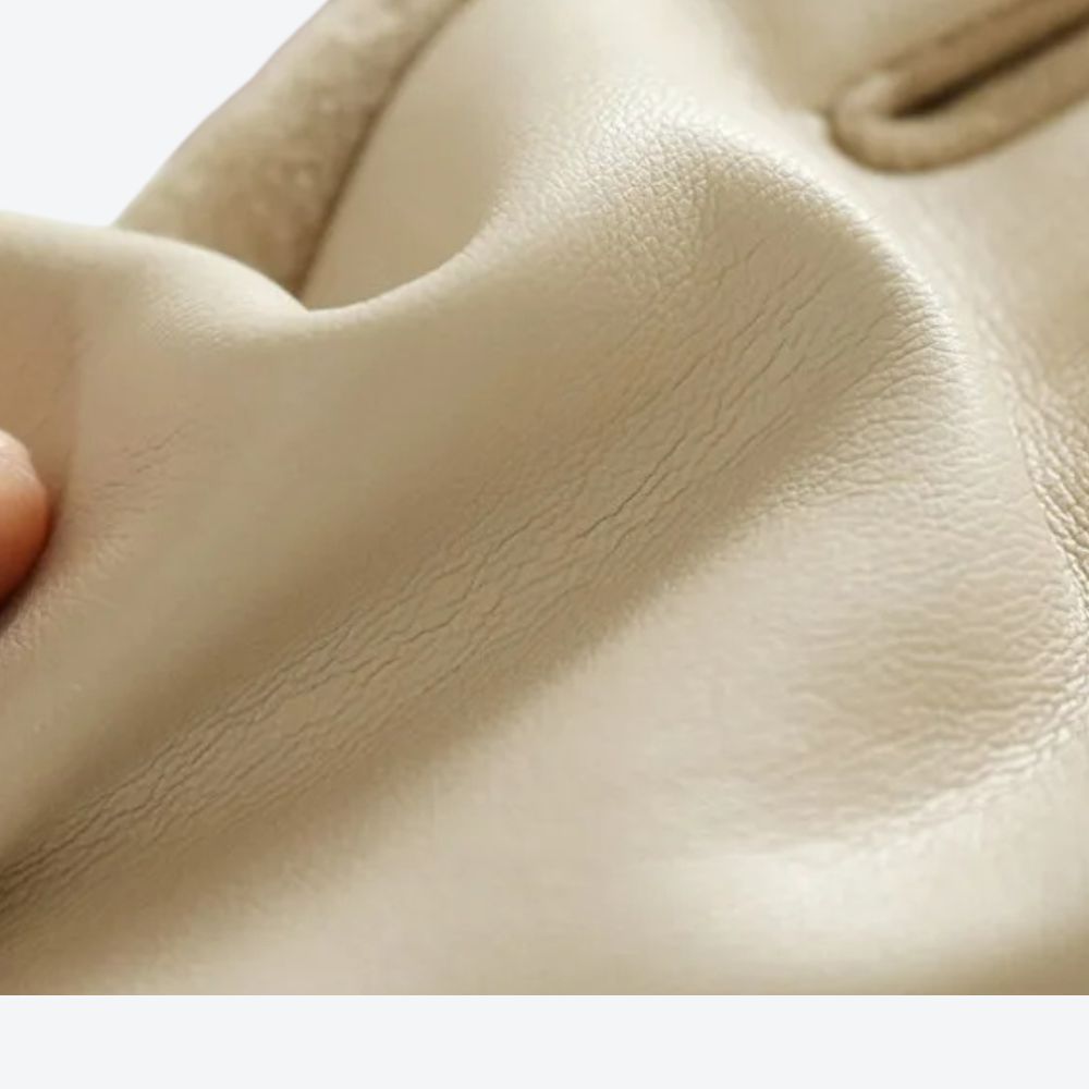 Elegant and Flexible White Polyester Women's Glove - Bastoni