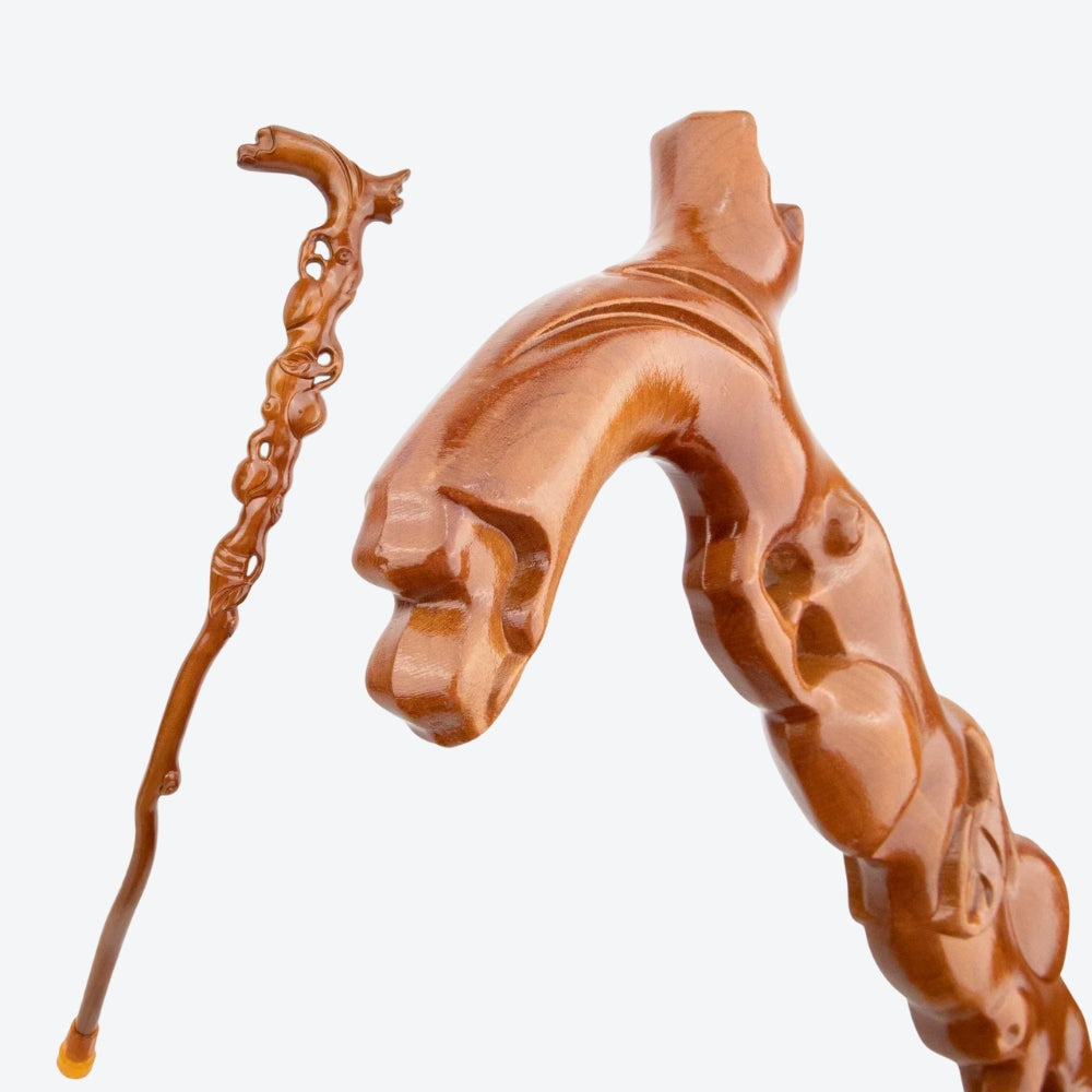 Wooden Walking Stick Roots of the Tree of Life - Bastoni