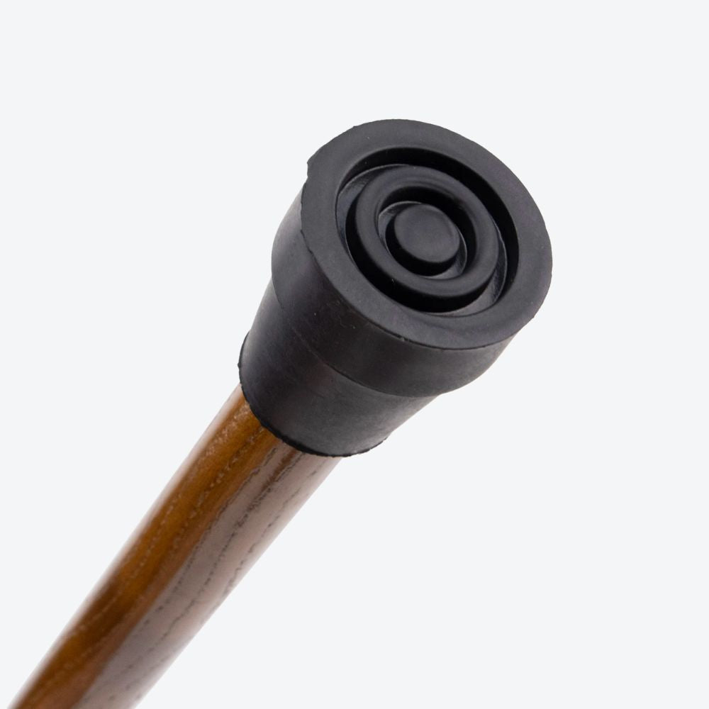 Bastoni Yellow Fish Tail Wooden Cane