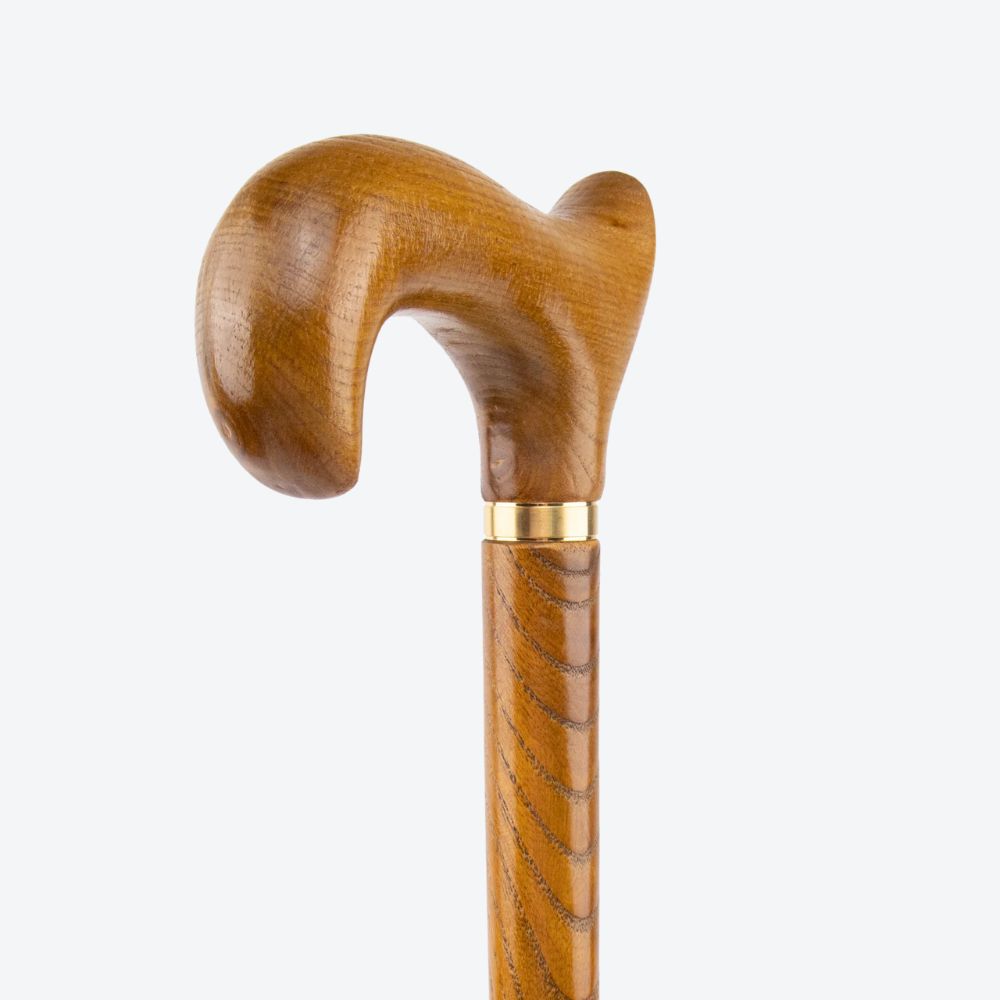 Bastoni Yellow Fox Tail Wooden Cane