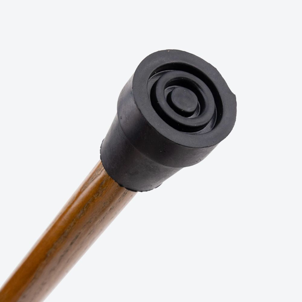 Bastoni Yellow Fox Tail Wooden Cane