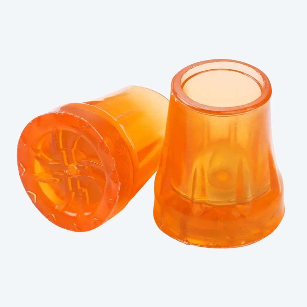Yellow Non-Slip Silicone Cane Tip - Bastoni