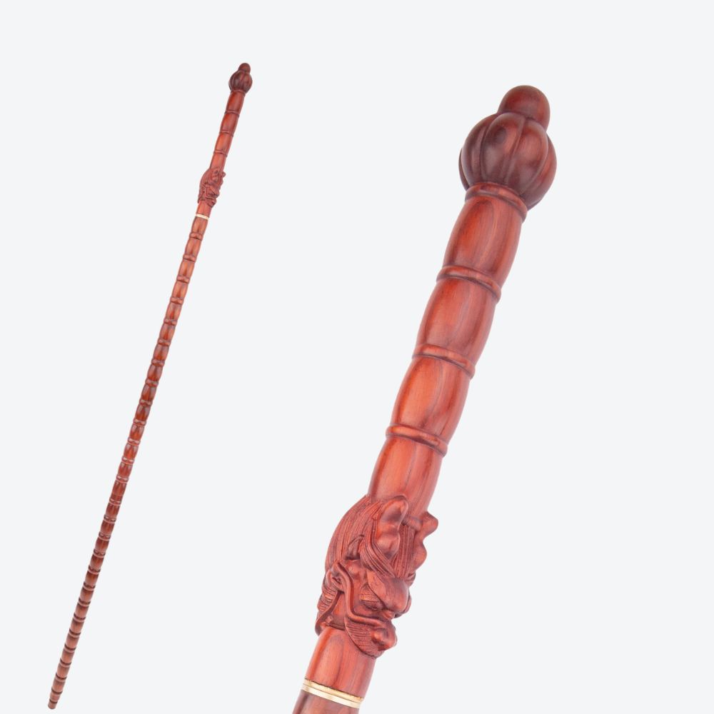 Carved Dragon Wooden Cane