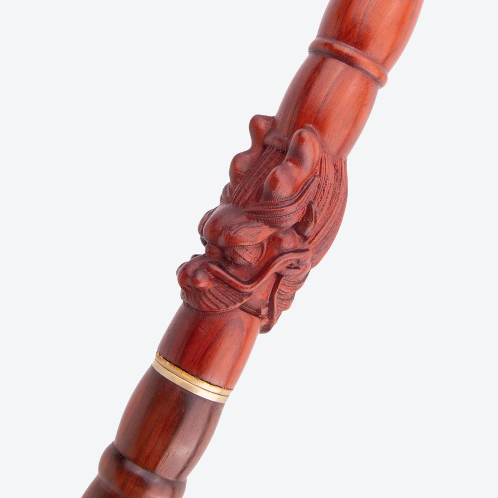 Carved Dragon Wooden Cane